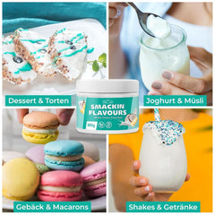 He-Ju, Polvere al gusto di cioccolato bianco e cocco, 250 grammi Aromas Naty Shop