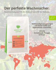 Coffee - Hausfreund I 70% Arabica, 30% Robusta I Kaffeebohnen 1kg I ideal für Moka Kanne, Siebträger und Vollautomat mit schokoladig, nussigen Nougat Aromen I dunkle Röstung
