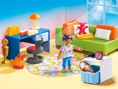 PLAYMOBIL casa delle bambole 70209 Stanza dei giovani con figura di ragazza e accessori, da 4 anni Case delle bambole Naty Shop