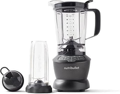 Frullatore Nutribullet Full Size, Mixer elettrico, Mixer multifunzione, Mixer professionale, Potenza 1000 Watt, Becher 1,6 L, Grigio, NBF450DG Kitchen Naty Shop