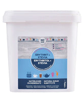 SENZA ZUCCHERO, Eritritolo + Stevia Sostituto naturale dello zucchero senza calorie Dolcezza 1:1 rispetto allo zucchero, senza aroma, 4,5 Kg Dolcificanti Naty Shop