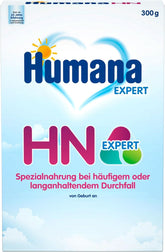 Humana HN Expert, dalla nascita, alimento speciale per diarrea frequente o di lunga durata, favorisce la normalizzazione dell'andamento delle feci, con banana, 300 g Naty Shop 300 grammi