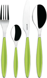 Guzzini - Feeling, set posate 24 pezzi - Verde mela Cucina Naty Shop