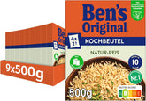 Riso naturale BEN'S ORIGINAL™ in busta, 9 x 500 g