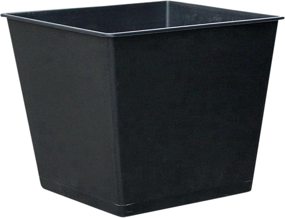 Ghiveci universal Dehner, aprox. 36 x 36 x 30 cm, plastic, negru