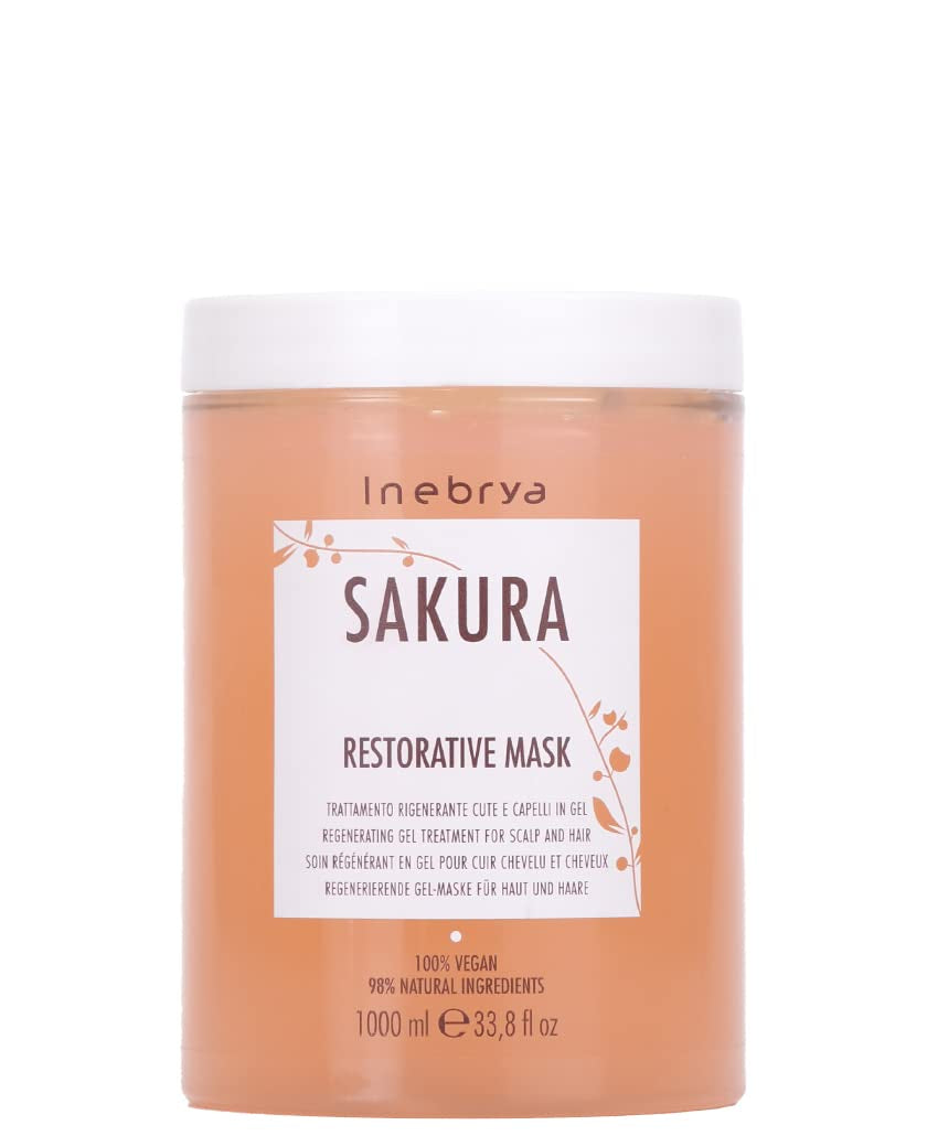 Mască de restaurare Sakura - 1000ML Masca de par Naty Shop 1,1 L (1 pachet) Sakura