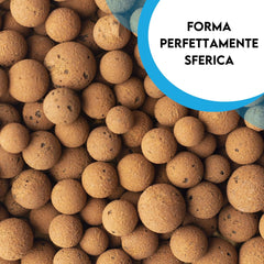 Argilla espansa per piante in vaso, palline di argilla per drenaggio e aerazione, argilla espansa per coltura idroponica e decorazioni estetiche senza coloranti chimici - 650 g