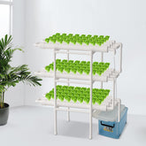 Kit di coltivazione idroponica e sistema idroponico - Sistemi di coltivazione di piante fuori suolo | Include pompa dell'acqua | Temporizzatore | Sistema di coltivazione idroponica vegetale a base d'acqua (3 strati, 108 posizioni)