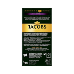 Jacobs Kapseln Lungo Intenso, Intensität 8 & Kapseln Lungo Classico, Intensität 6, 100 Nespresso®* kompatible Kaffeekapseln, 10er Pack, 10 x 10 Getränke