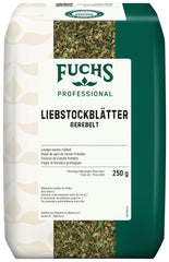 - Liebstockblätter gerebelt | Für salzarme Küche geeignet, passt zu Eintöpfen oder Salaten | Qualità professionale per grossi verbi | Sacco riciclabile da 0,25 kg