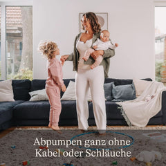 Lansinoh Tragbare Elektrische Doppelmilchpumpe – Freihändig Und Leise Abpumpen Ohne Kabel & Schläuche – Wiederaufladbarer Akku – Einfache Bedienung & Reinigung - Accessori vivavoce Alimentazione e allattamento Bebe Naty Shop