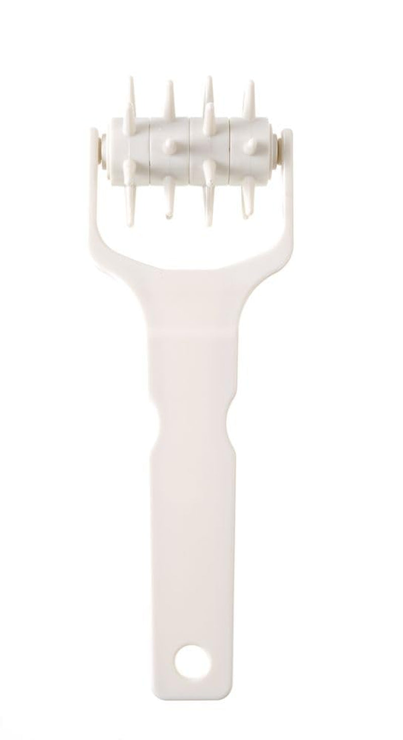 HENDI Stiproller, Stippwalzse, Teigigel, Teig Gitterschneider, für saftige Kuchen- und Gebäckböden sowie Pizzateig, 77x210mm, Polipropilene