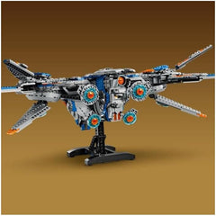 LEGO Marvel Guardiani della Galassia: The Milano Building Modello di astronave con 4 minifigure di supereroi Avengers Volantino per avventure spaziali Regalo per ragazzi e ragazze 76286 Set da costruzione Beuche den LEGO-Store
