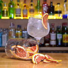 90gr Grapefruit uscat pentru cocktailuri - Fructe uscate fără zahăr pentru cocktailuri, decorațiuni, cofetărie, Crăciun, băuturi - 100% Natural Felii uscate fără aditivi Produse deshidratate Naty Shop