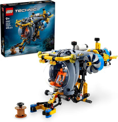 LEGO Technic Sottomarino Esploratore degli abissi Giocattolo da costruzione per bambini di 9 anni Ragazzi e ragazze Idee regalo di compleanno creative Veicolo costruibile con eliche rotanti 42201 Set di costruzione Besuche den LEGO-Store Titolo predefinito