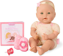 Păpușă Baby Sweetheart - Seara de culcare - 31 cm - Corp moale - Accesoriu pentru suzetă - Joc de simulare - Jucărie pentru copii de 3 ani și peste