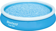 Piscina Bestway Fast Set, senza pompa, blu, 366 x 76 cm, senza accessori