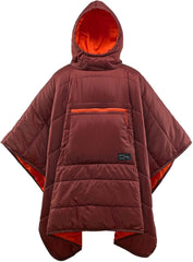 Therm-A-Rest Honcho Poncho unisex Coperta con cappuccio indossabile Coperta con cappuccio indossabile Letti e coperte Therm-a-Rest Rosso/Outing, Tinta unita (Getaway Solids) Taglia unica
