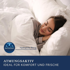Plapuma Billerbeck E22 Wash-Star UNO - plapuma all-season - 135 X 200 cm - plapuma din fibre - Magicfill® - fibre goale, 100% poliester - cu Eco Wash-Egg Plapumi si pilote Naty Shop