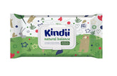 Salviettine umidificate per neonati Kindii Natural Balance – (1 x 60 pz.) Salviette umidificate per neonati e bambini – Protettive, Aloe Vera, Fragranza delicata – 60 pz.