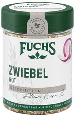 Fuchs Gewürze - Zwiebel rot geschnitten - Gewürz für Pürees, Salad oder Brotaufstriche - ingredienti naturali - 40 g in wiederverwendbarer, recyclebarer Dose