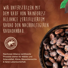 Caotina, pudră de cacao pentru ciocolată caldă cu ciocolată albă elvețiană - cea mai fină cacao durabilă și certificată (6 X 500grame) Cacao si Ciocolata Calda Naty Shop