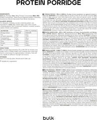 Avena proteica completa, avena ad alto contenuto proteico, siero di latte, alto contenuto di fibre, porridge proteico, mela e cannella, 2,5 kg