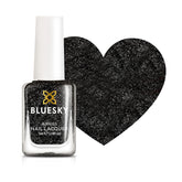 Bluesky Smalto per unghie per bambini - Rockstar, Glitter nero, facile da rimuovere, non tossico, a base d'acqua, inodore - Smalto per unghie per bambini senza, 5 ml, confezione da 1