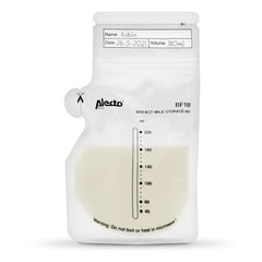 BF100 Borsa conservazione latte materno - Borsa per latte materno - capacità 220 Ml - 100 pezzi - Trasparente Accessori Alimentazione e Allattamento Bebe Naty Shop
