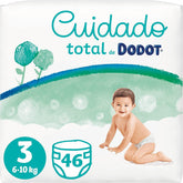 Scutece Total Care, mărimea 3, 46 de scutece, protecție moale a pielii, cu materiale pe bază de plante