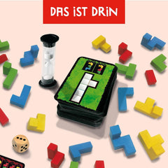 Kosmos 683160 Ubongo 3-D Family, Jocul popular de acțiune și puzzle 3D pentru întreaga familie, Jocul clasic de societate și petrecere pentru gândire logică pentru 1-4 jucători