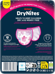 Huggies DryNites Pannolini per l'enuresi notturna per ragazze 13-circa 17 anni (48-60 kg) 33 pezzi (3 x 11) Confezione mensile Jumbo Slip per pannolini XL