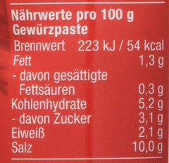 Fuchs Gewürze – Chili Gewürzpaste, vollmundig piquantes Aroma, Paste zum Würzen von scharfen Soßen, Fleisch-Gerichten oder Suppen jeglicher Länder-Küchen, 65 g