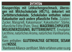Nestlé Gingerbread, uno snack delizioso e croccante al gusto di pan di zenzero, ricoperto di cioccolato al latte e rifinito con strisce decorative di cioccolato fondente, confezione da 4 (1 x 115g)