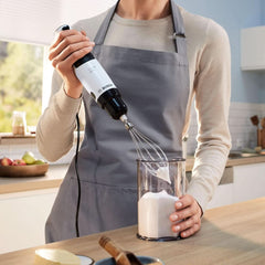 , Mixer Stab, Ergomaster Series 4, Motore da 800 Watt, Regolatore di velocità, Quattroblade Cucina Naty Shop