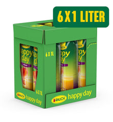 Rauch Happy Day Pesca | Dai frutti maturati al sole | 6 x 1 litro, Tetra Prisma Bevande analcoliche Naty Shop