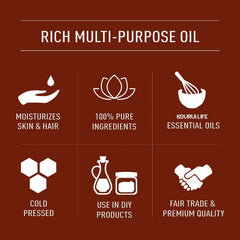 Olio di jojoba biologico 1 litro, puro al 100% Cosmetici e Bellezza Naty Shop