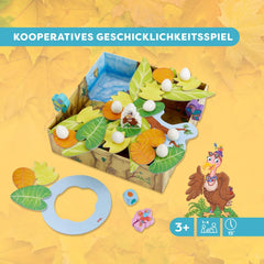 HABA Guai a me, Signora Aquila! – Emozionante gioco di destrezza in legno per costruire il nido per bambini da 3 anni in su – 2011720001