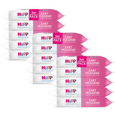 Salviettine umidificate per neonati HiPP Babysanft Delicates 720 pezzi (3 x 240) con estratto di mandorle biologiche, extra delicate sulla pelle per la pulizia delicata della pelle sensibile dei bambini