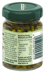 - Grüner Pfeffer in Weinbrand | Ganzer, eingelegter Pfeffer zum Würzen von Saucen | 50 g im Glas