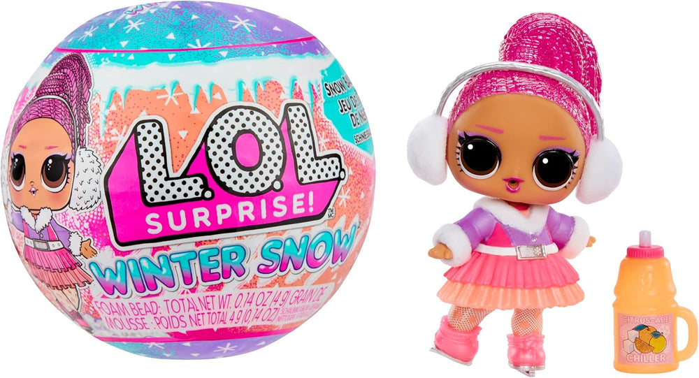 LOL. Sorpresa! Winter Snow Tot - 1 bambola da collezione con sorpresa magica della neve, avvolta nel cieco, 8 bambole da collezione, moda gelida e accessori, regalo per bambini 4+ Naty Shop Dolls Titolo predefinito