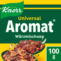 Knorr Würzmittel Nachfüllpackung Aromat Gewürzmischung zum Verfeinern von Speisen für schnelle Gerichte 100 g 1 pezzo