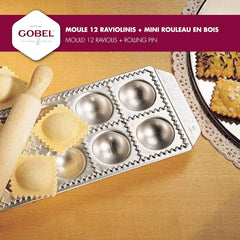 GSD Household Appliances Ravioli Chef Formă pentru ravioli, oțel, 52x52mm, naturală