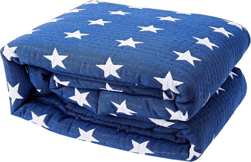 Copriletto VIALMAN Sofia 10 letto king size | trapunta stella | dimensione trapunta 250 X 270 cm | copriletto e copridivano blu navy Letti e coperte Besuche den VIALMAN-Store Blu navy 250 X 270 cm