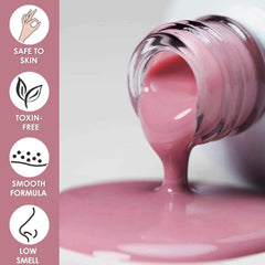 Set di smalti per unghie da 4 pezzi - Smalto per unghie a base d'acqua ad asciugatura rapida e di lunga durata - Smalto per unghie fai-da-te (set da 4 pezzi stile normale nudo)