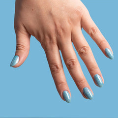 Smalto UV Semilac Hybrid 240 Icy Waterfall 7ml, collezione Seaqueen