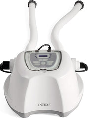 Intex 26670 Krystal Clear Sistema di filtraggio dell'acqua salata per 2650-12112 L/h Pompa filtro per piccole piscine fino a 56800 L Plastica Bianca