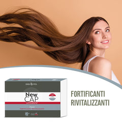 Newcap Fiale Anticaduta Prodotto cosmetico per capelli deboli, 12 fiale Cura dei capelli Naty Shop
