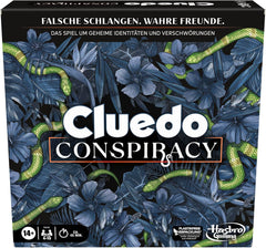 Gioco da tavolo Cluedo Conspiracy di Hasbro Gaming per adulti e adolescenti, versione tedesca del gioco misterioso, per 4-10 giocatori e dai 14 anni in su