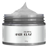Vopsea de păr gri, vopsea de păr gri-argintiu, ceară de păr temporară, unisex - acoperire gri, hrănitoare, cremă, ceară, 1 mililitru, 1 buc Vopsea pentru par Naty Shop Titlu implicit
